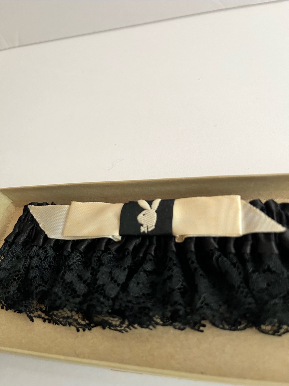 Vintage playboy bunny garter NIB